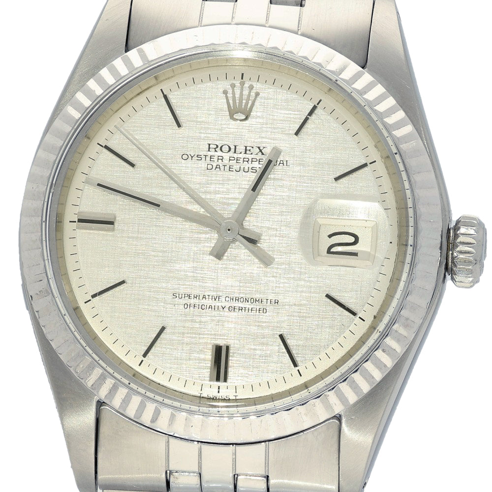 Pre-owned Rolex Date-Just 1600 1970 Watch