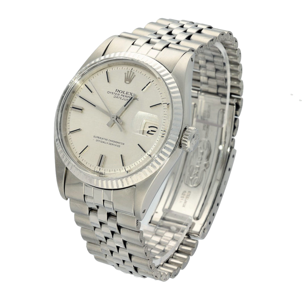 Pre-owned Rolex Date-Just 1600 1970 Watch