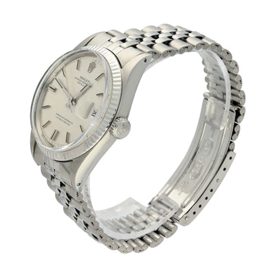 Pre-owned Rolex Date-Just 1600 1970 Watch