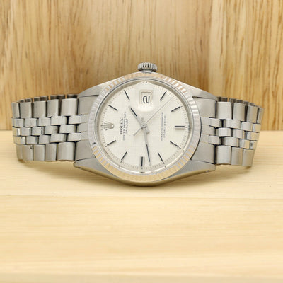 Pre-owned Rolex Date-Just 1600 1970 Watch