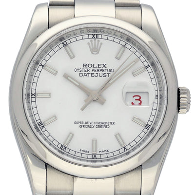Pre-owned Rolex Date Just 116200 2007 "Roulette" Watch