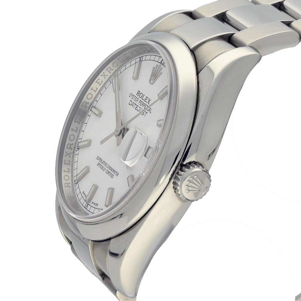 Pre-owned Rolex Date Just 116200 2007 "Roulette" Watch
