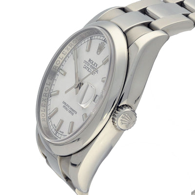 Pre-owned Rolex Date Just 116200 2007 "Roulette" Watch