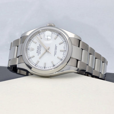 Pre-owned Rolex Date Just 116200 2007 "Roulette" Watch