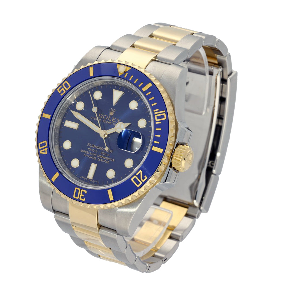 Preowned Rolex Submariner 116613LB 2016 Watch