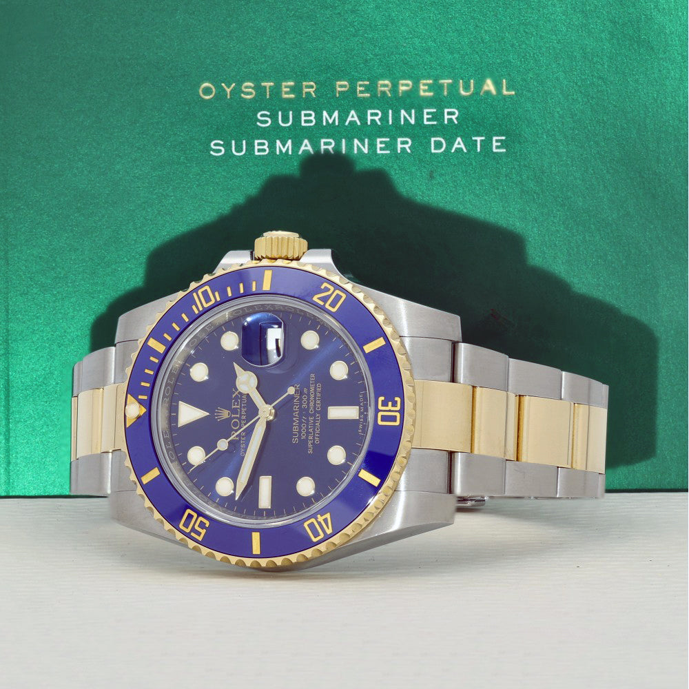 Preowned Rolex Submariner 116613LB 2016 Watch