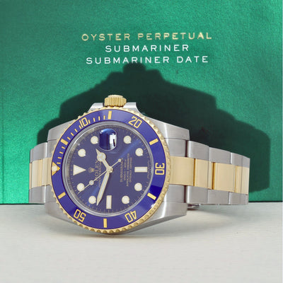 Preowned Rolex Submariner 116613LB 2016 Watch