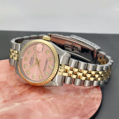 Preowned Rolex 31mm Datejust 68273 1993 Watch