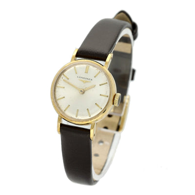 Pre-owned Longines 9ct Yellow Gold Vintage Ladies Watch c.1967