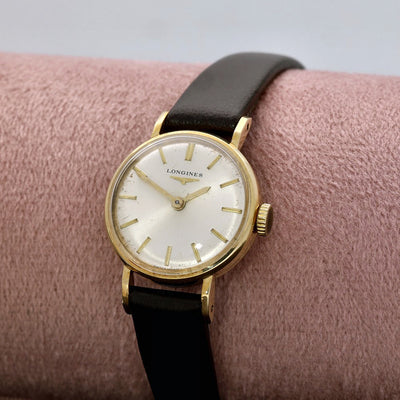 Pre-owned Longines 9ct Yellow Gold Vintage Ladies Watch c.1967