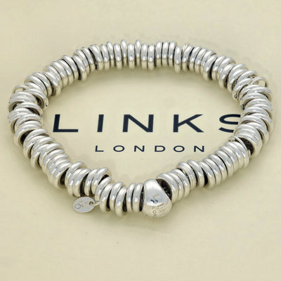 Pre-loved Links of London Silver Medium Sweetie Bracelet, 5010.1010 #2