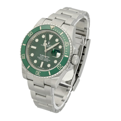 Pre-owned Rolex Submariner "Hulk" 116610LV 2018 Watch