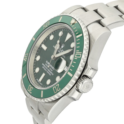 Pre-owned Rolex Submariner "Hulk" 116610LV 2018 Watch