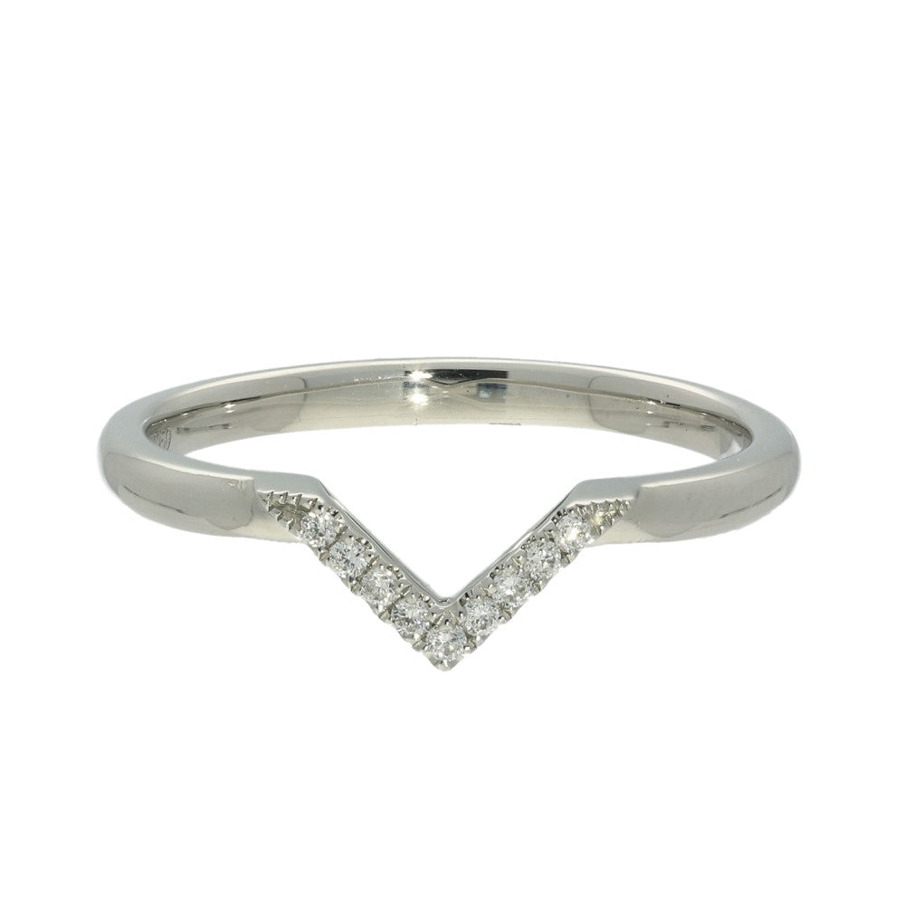 Platinum Diamond Wishbone Eternity Ring
