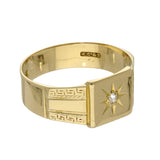Vintage 18ct Yellow Gold Square Signet Ring c.1930