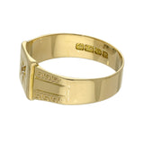 Vintage 18ct Yellow Gold Square Signet Ring c.1930
