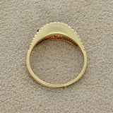 Pre-owned 18ct Yellow Gold Ruby & Diamond 5-Stone Ring