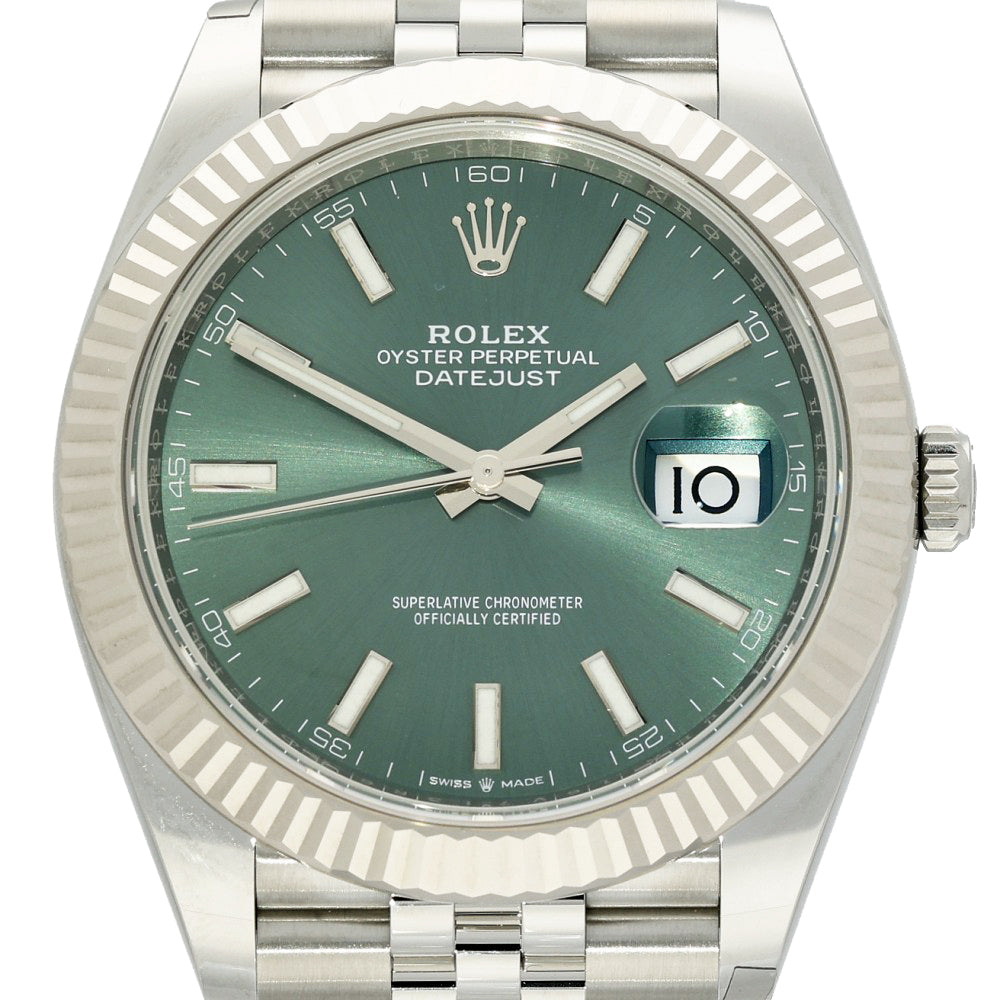 Pre-owned Rolex Date-Just 41mm 126334 2025 Watch Full Set