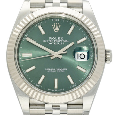 Pre-owned Rolex Date-Just 41mm 126334 2025 Watch Full Set