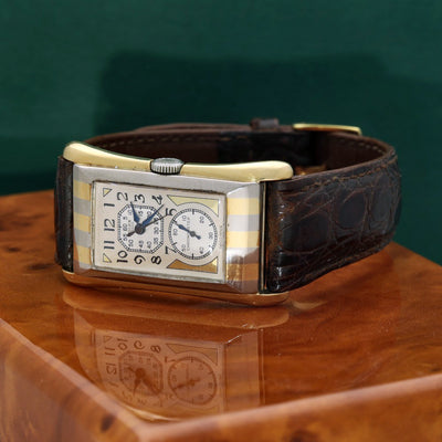 Pre-Owned Rolex Prince "Tiger Stripe" Vintage Doctor's Dial Ref 52037 Watch Only