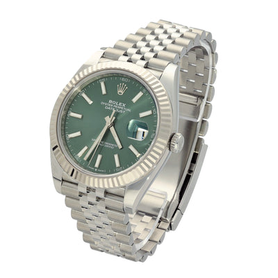 Pre-owned Rolex Date-Just 41mm 126334 2025 Watch Full Set