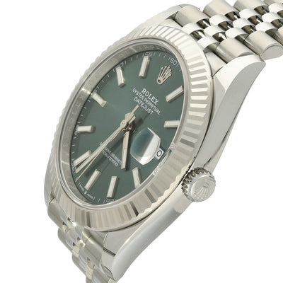 Pre-owned Rolex Date-Just 41mm 126334 2025 Watch Full Set