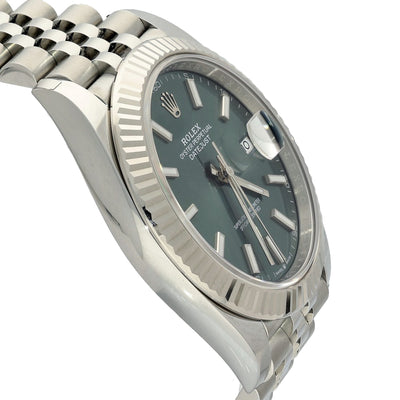 Pre-owned Rolex Date-Just 41mm 126334 2025 Watch Full Set