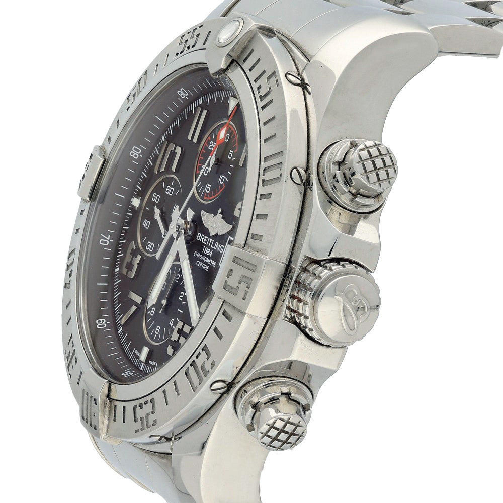 Pre-owned Breitling Super Avenger II 48mm A13371 Automatic Watch 2014