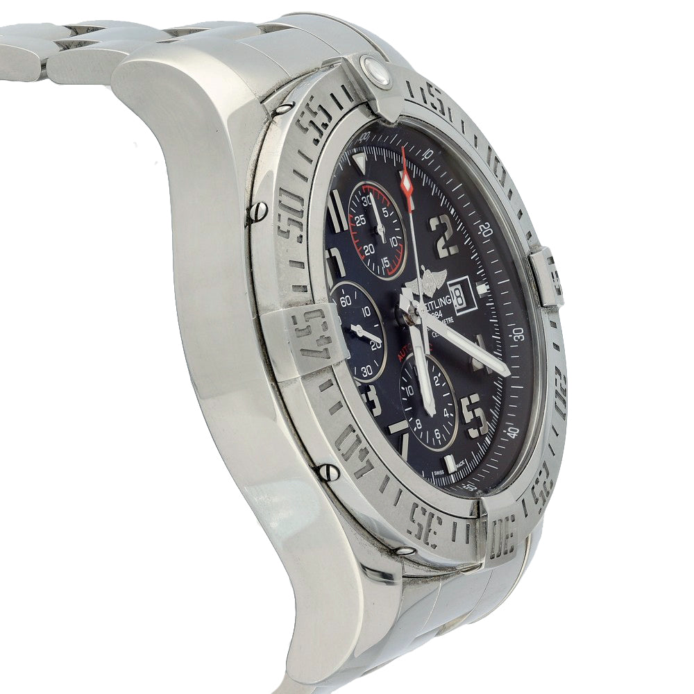 Pre-owned Breitling Super Avenger II 48mm A13371 Automatic Watch 2014