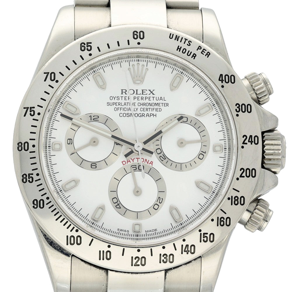 Pre-owned Rolex Daytona 116520 2014 Watch Full Set "APH Dial"