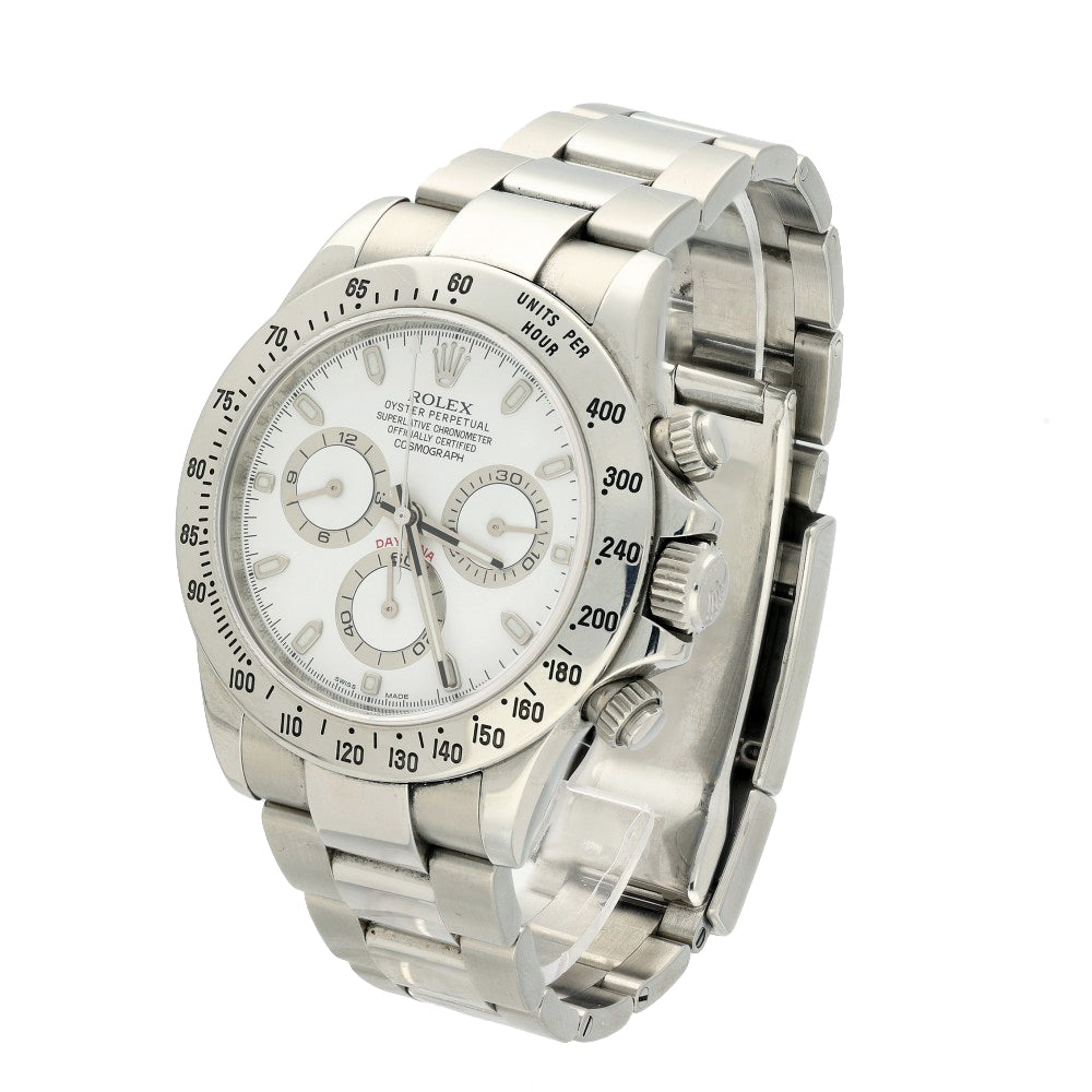 Pre-owned Rolex Daytona 116520 2014 Watch Full Set "APH Dial"