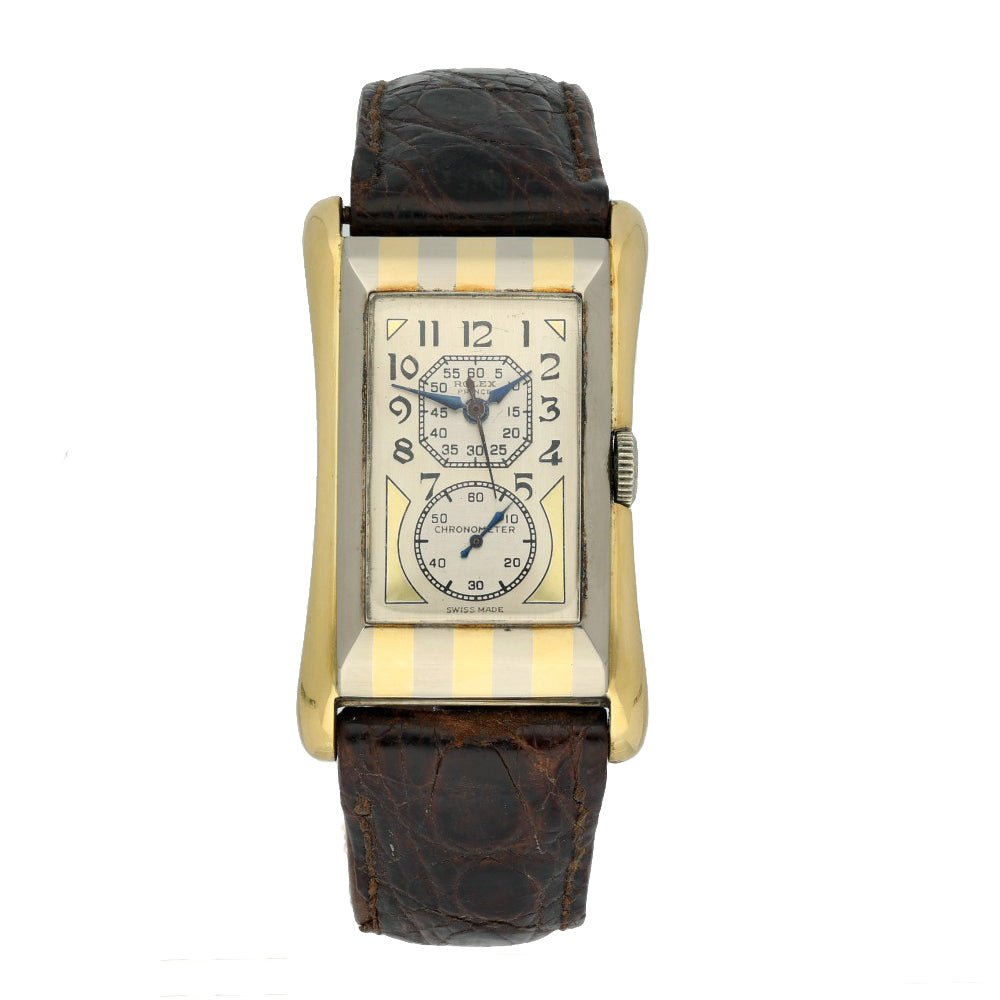 Pre-Owned Rolex Prince "Tiger Stripe" Vintage Doctor's Dial Ref 52037 Watch Only