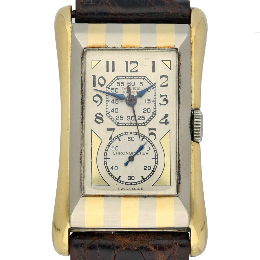 Pre-Owned Rolex Prince "Tiger Stripe" Vintage Doctor's Dial Ref 52037 Watch Only
