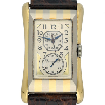 Pre-Owned Rolex Prince "Tiger Stripe" Vintage Doctor's Dial Ref 52037 Watch Only