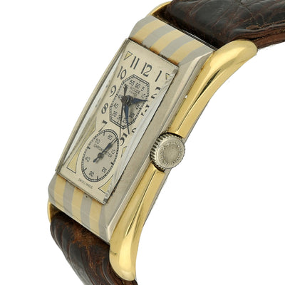 Pre-Owned Rolex Prince "Tiger Stripe" Vintage Doctor's Dial Ref 52037 Watch Only