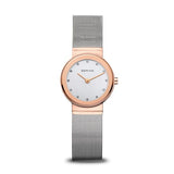Bering Classic 26mm Stainless Steel Quartz Milanese Bracelet Watch 10126-066