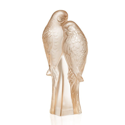 Lalique 2 Parakeets - Gold Luster 10571700