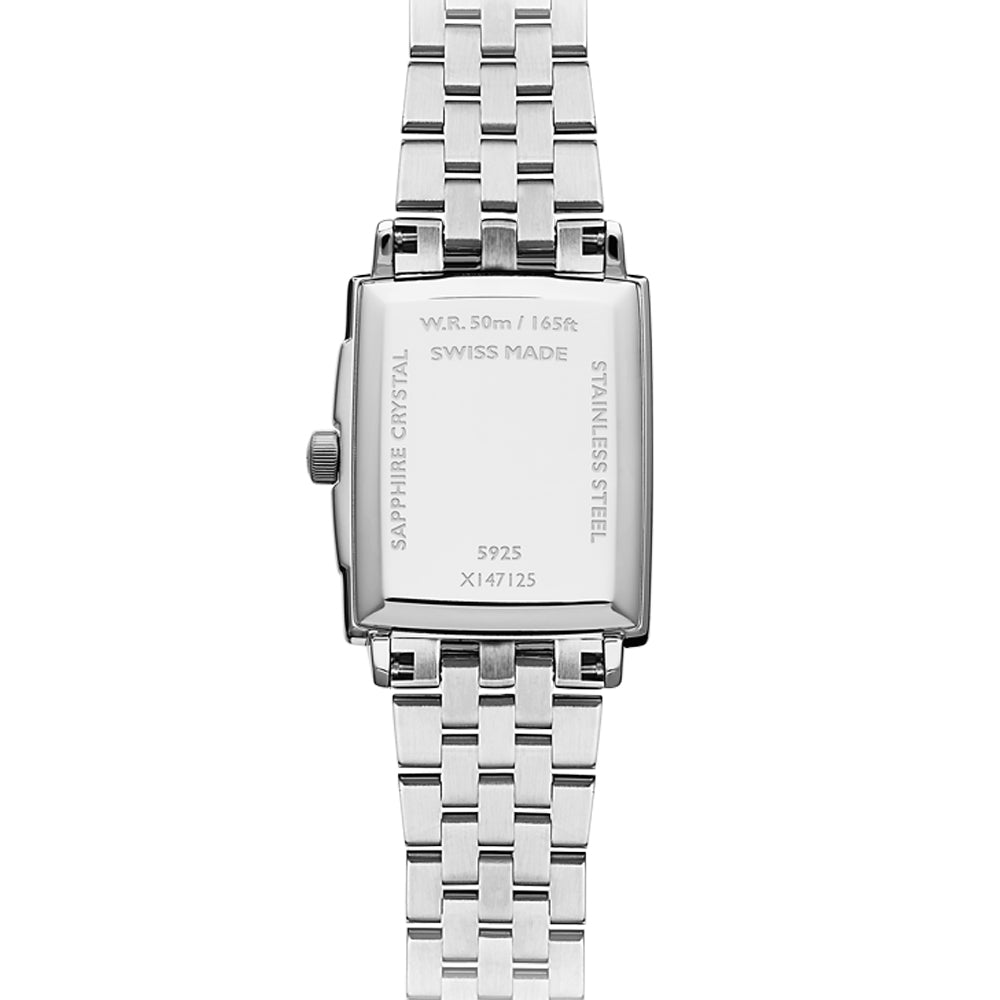 Raymond Weil Toccata Ladies Stainless Steel Quartz Watch, 22.6 x 28.1 mm 5925-ST-00300