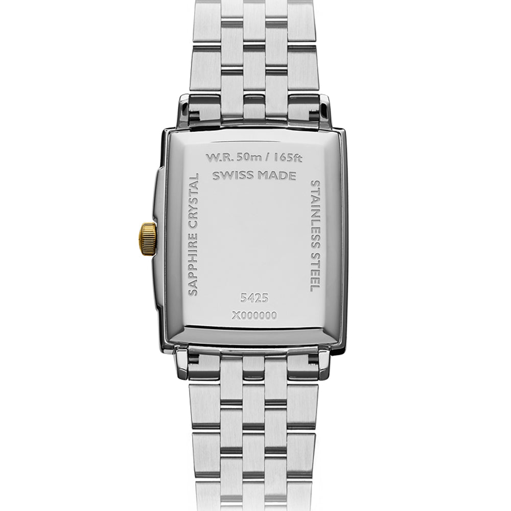 Raymond Weil Toccata Men’s Rectangular Two-Tone Quartz Watch, 5425-STP-00308
