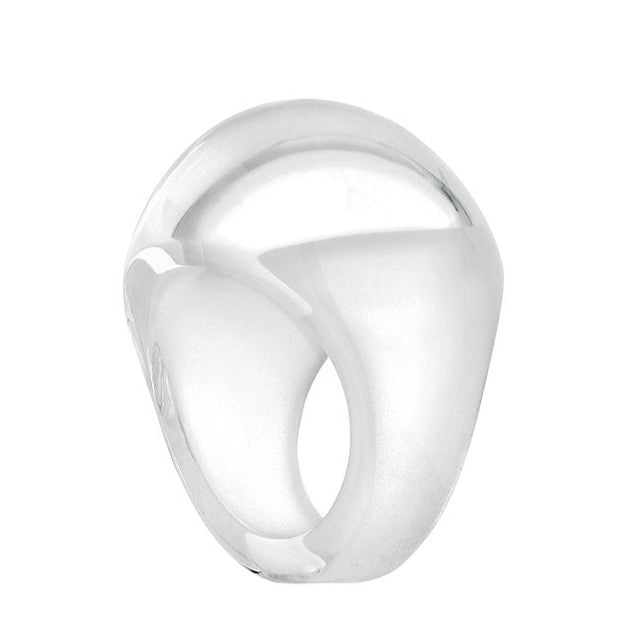 Lalique Cabochon Ring - White Patina