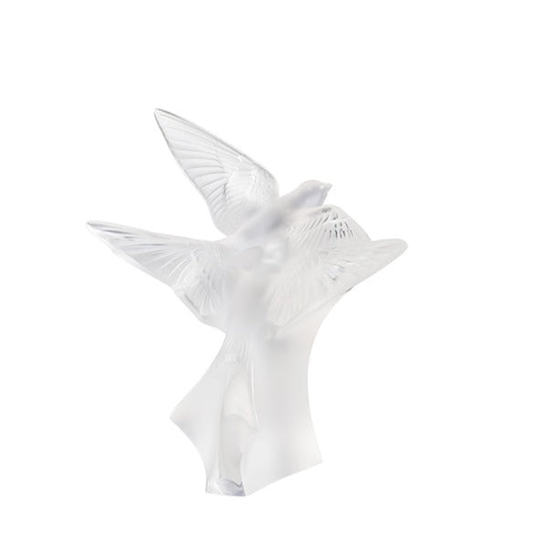Lalique Hirondelles Small Sculpture, Two Swallows - 10646600