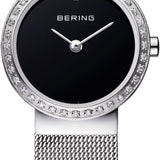Bering 25mm Stainless Steel Quartz Milanese Bracelet Watch 10725-012
