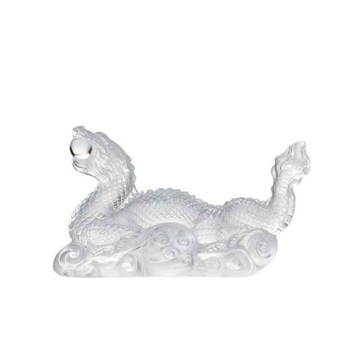Lalique Tianlong Dragon Sculpture - Clear Crystal 10789100
