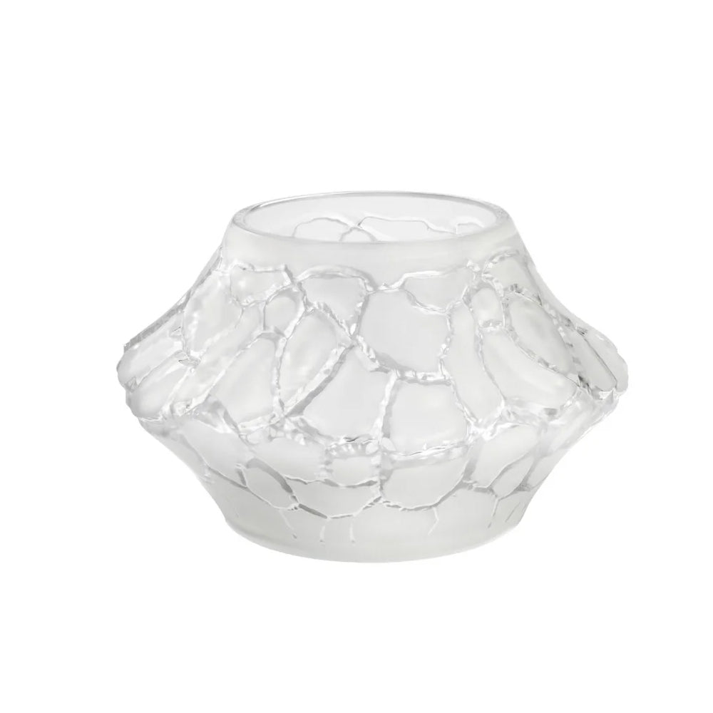 Lalique Caldera Small Vase Votive  - Clear Crystal 10829500