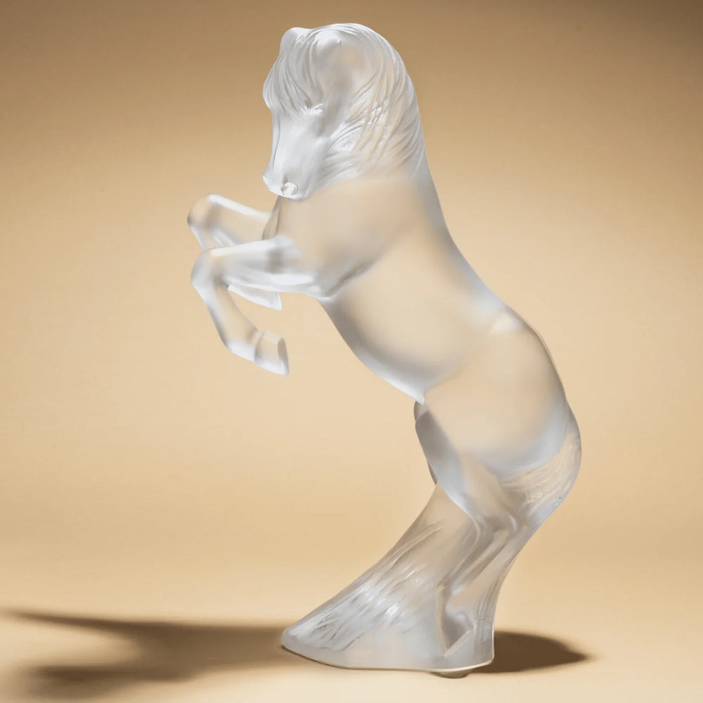 Lalique Prancing Horse Sculpture, Small Size - Clear Crystal 10848300