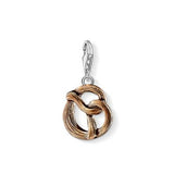Thomas Sabo Silver Enamel Pretzel Charm 1097-007-2