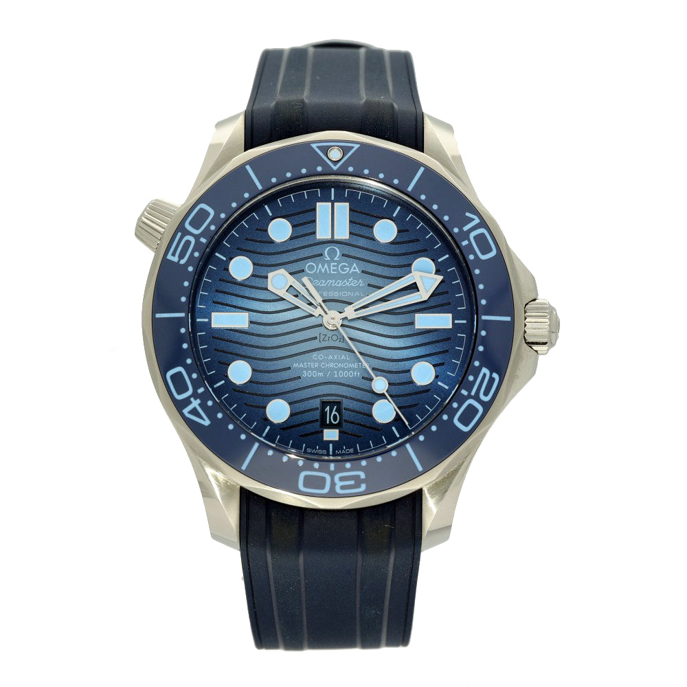 Pre-Owned OMEGA Seamaster 210.32.42.20.03.002 2024 "Summer Blue" Watch