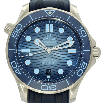 Pre-Owned OMEGA Seamaster 210.32.42.20.03.002 2024 "Summer Blue" Watch