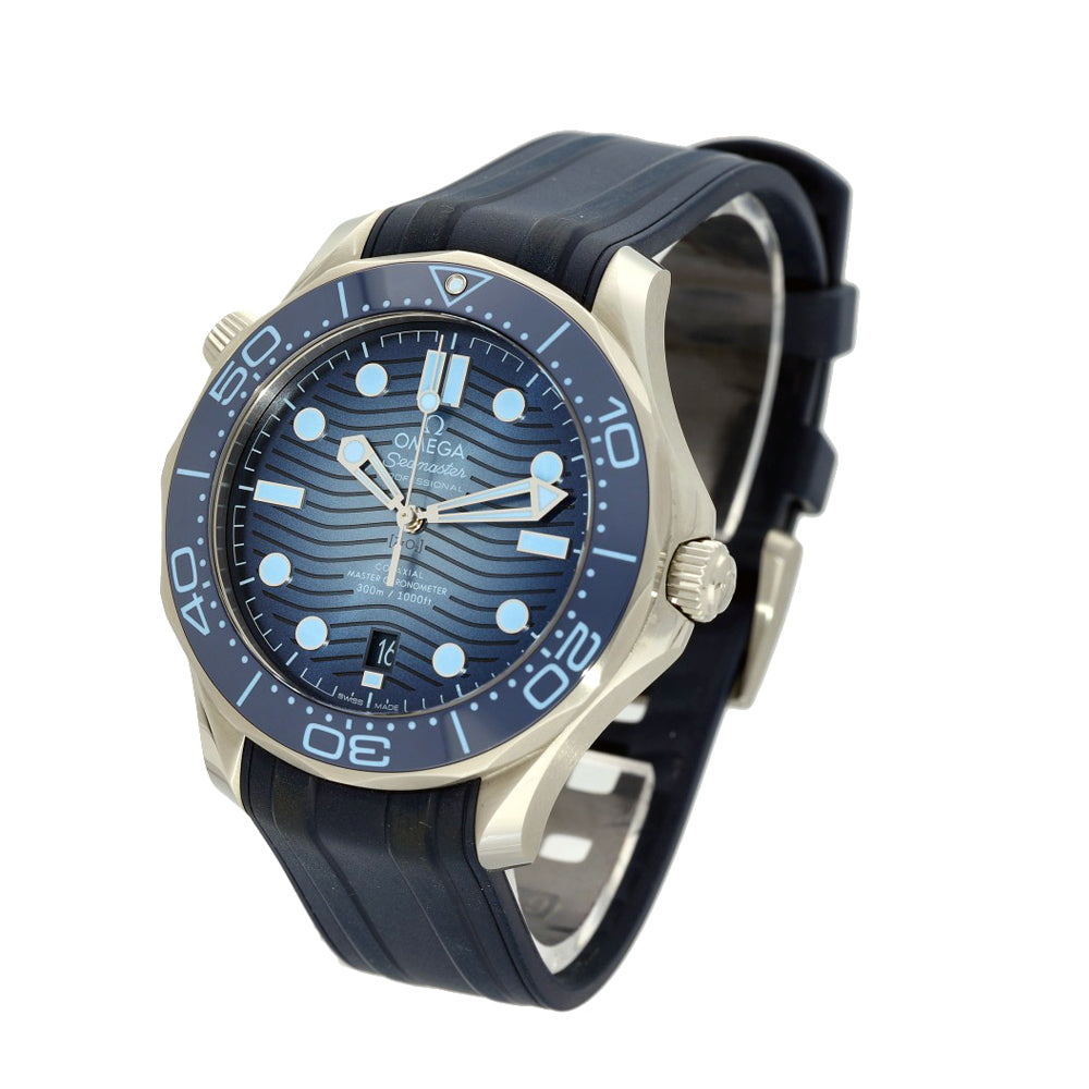 Pre-Owned OMEGA Seamaster 210.32.42.20.03.002 2024 "Summer Blue" Watch