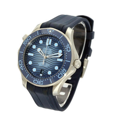 Pre-Owned OMEGA Seamaster 210.32.42.20.03.002 2024 "Summer Blue" Watch